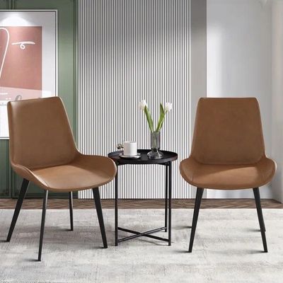Wooden Twist Modern Margin Living Room Dining Chair ( Pack of 1 )