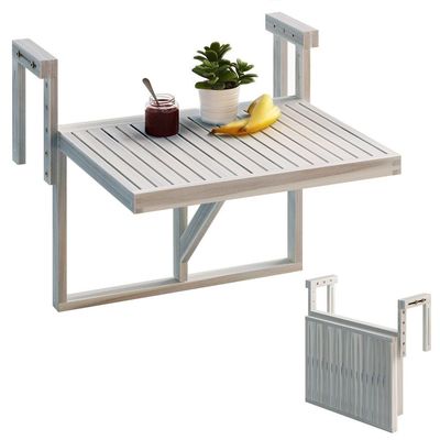 Stockholm Balcony Table, Organic White Oiled