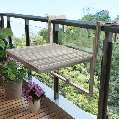 Toronto Balcony Table , Organic White