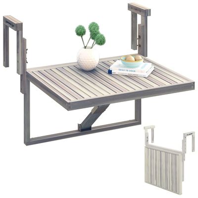 Toronto Balcony Table , Organic White