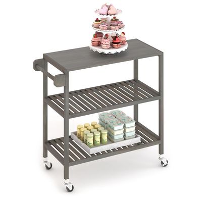 Holger kitchen cart   799x349x850 mm Dusk Gray