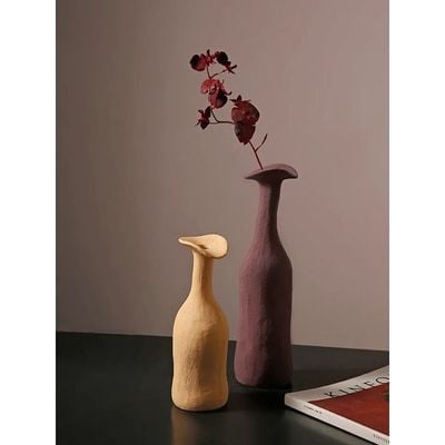 Circular Pillar Shaped Morandi Vases