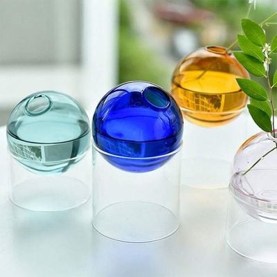 Bubble Glass Blooms Flower Vases