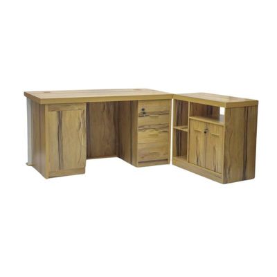 Office Wooden Table with Drawers Gaming Desk, L Shape office table, Modern Computer Study & Book Storage Table Engineer Wood for Home, Office, Gaming Room, Study Room, Baby Room 