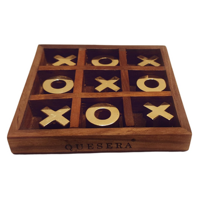 Quesera Wooden Tic Tac Toe Game