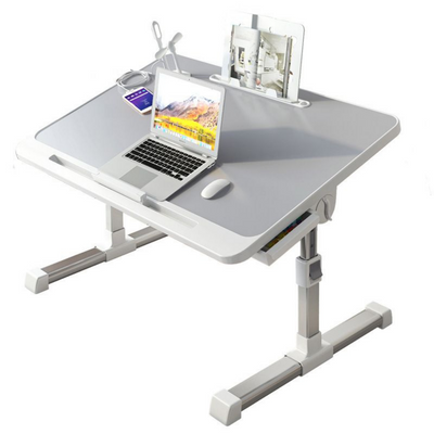 Quesera Laptop Bed Tray Desk,Portable Laptop Table Bed with Drawer and Adjustable Height.