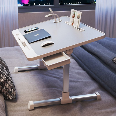 Quesera Laptop Bed Tray Desk,Portable Laptop Table Bed with Drawer and Adjustable Height.