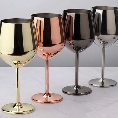 Chrome Luxe Wine Cup