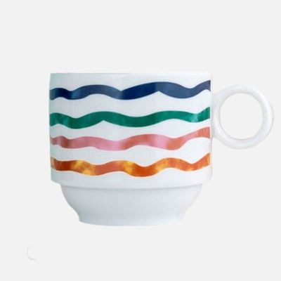 Abstract Fusion Mug Set