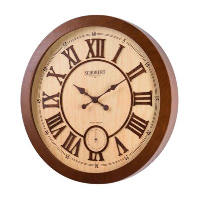 Wooden Majesty Wall Clock  6101 Italian Design
