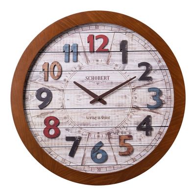 Modern Round Design Wooden Wall clock 6108 Italian Design