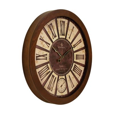Big Wooden Wall Clock 6130 Italian Design