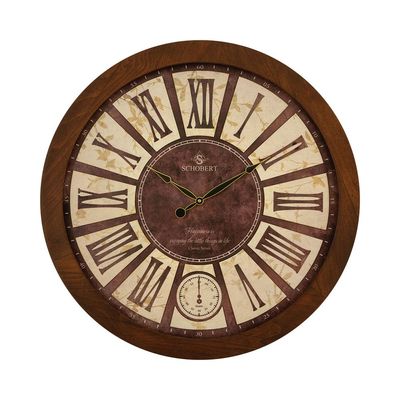 Big Wooden Wall Clock 6130 Italian Design