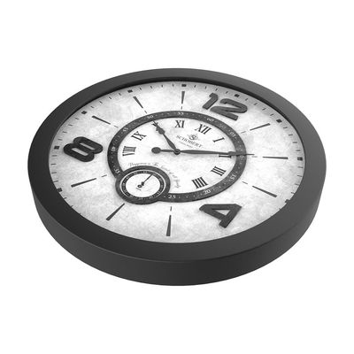 Wooden Wall Clock 6125B Italian Design