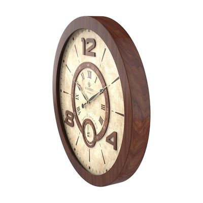 Analog Wooden Wall Clock 6135 Italian Design