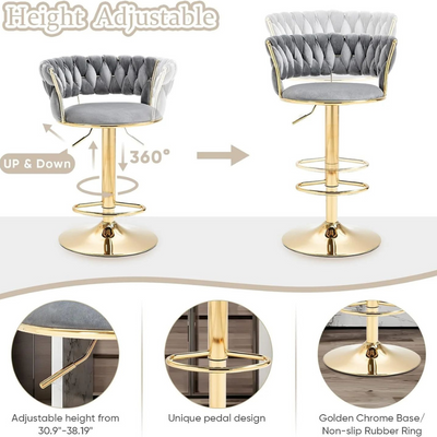 Equip Design Modern Studio, Cafe Chair Metal Legs ( Pack of 1 )
