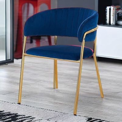 Wooden Twist Tavern Modern Cafe Dining Chair Metal Legs