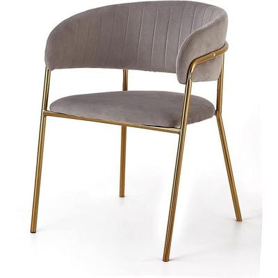 Wooden Twist Tavern Modern Cafe Dining Chair Metal Legs