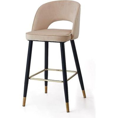 Wooden Twist Desire Modern Cafe Dining Chair Metal Legs