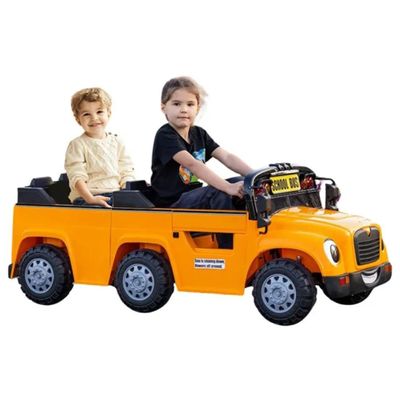 MYTS School Bus 2-Seater 24V7AH Yellow