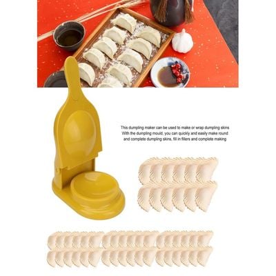 2 Piece Pack Dough Press With Dumpling Maker Mould 2 in 1 Random Colour 