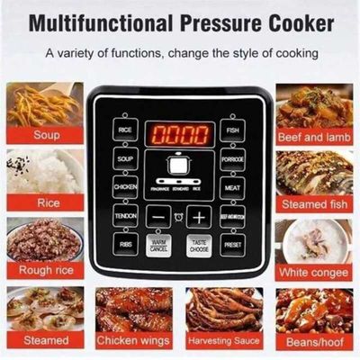 10 In 1 Multifunction 6 Litter Pressure Cookers Soup Porridge Rice Heating Pressure Cooker Rice Cookers Cuiseur Multifonction Pressure Cooker Pot