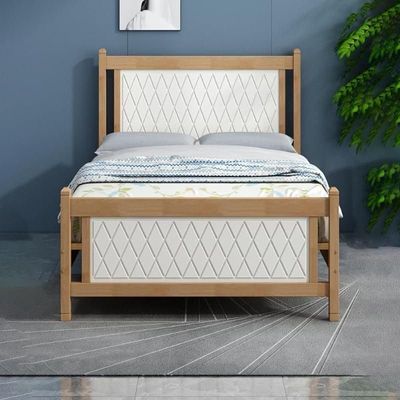Home Brooklyn Comfortable Wooden Bed Strong And Sturdy Modern Design Bed Frame Single Size 190x90