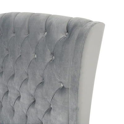 Aida Button Tufted Bed Double Size 200x120