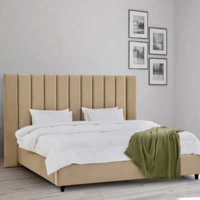 Crum Upholstered Bed Single Size 190x90