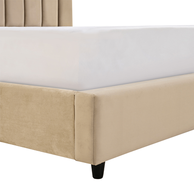 Crum Upholstered Bed Single Size 190x120