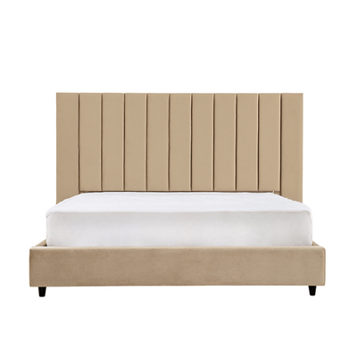 Crum Upholstered Bed Queen Size 190x150