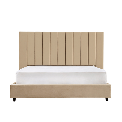 Crum Upholstered Bed King Size 210x200