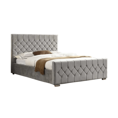 Rest Diamond Velvet Bed Single Size 190x90