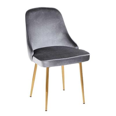 Wooden Twist Bistro Metal Legs Modern Cafe Dining Chair Metal Legs