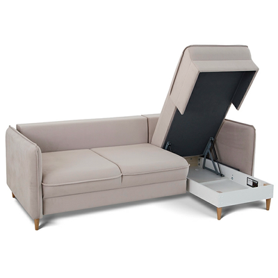 L-shape sofa bed Fjord Velutto 16
