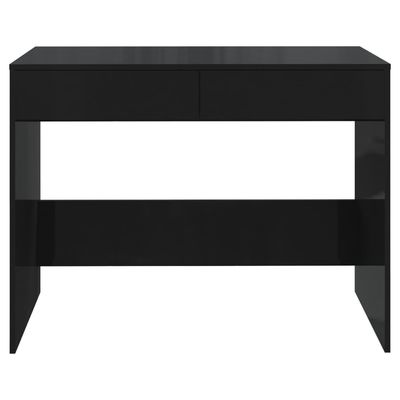 Desk Black 101x50x76.5 cm Engineered Wood