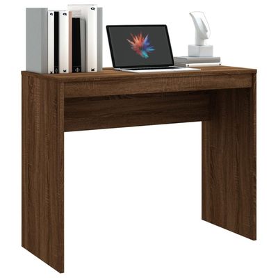 Desk Brown Oak 90x40x72 cm Engineered Wood