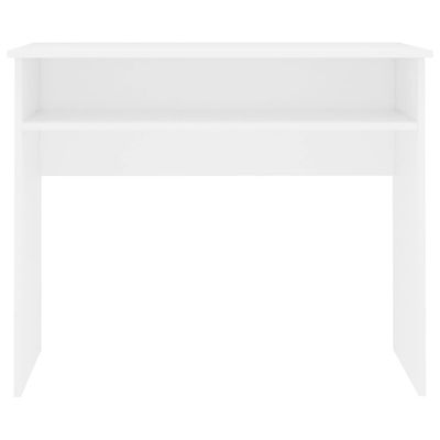 Desk White 90x50x74 cm Engineered Wood