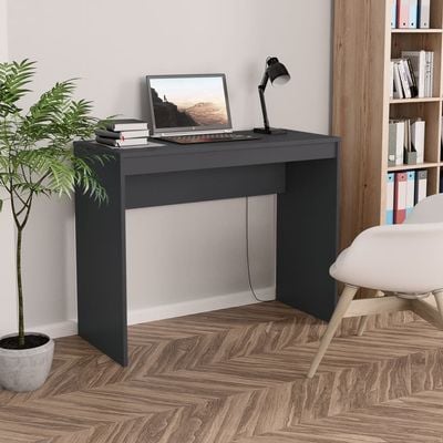 Desk Grey 90x40x72 cm Engineered Wood