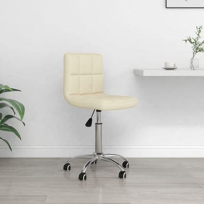 Swivel chair cream sale