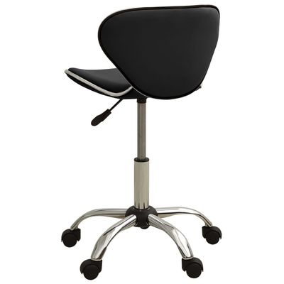 Office Chair Black Faux Leather