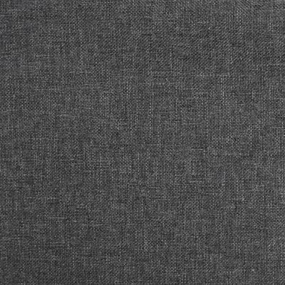 Swivel Office Chair Dark Grey Fabric