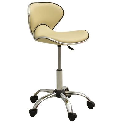 Office Chair Cream Faux Leather