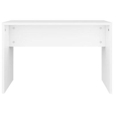 Dressing Stool White 70x35x45 cm Engineered Wood