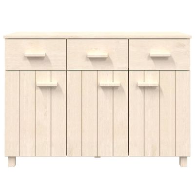 Sideboard HAMAR Honey Brown 113x40x80 cm Solid Wood Pine