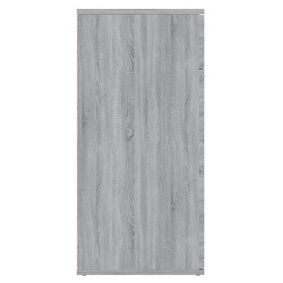 Sideboard Grey Sonoma 80x36x75 cm Engineered Wood