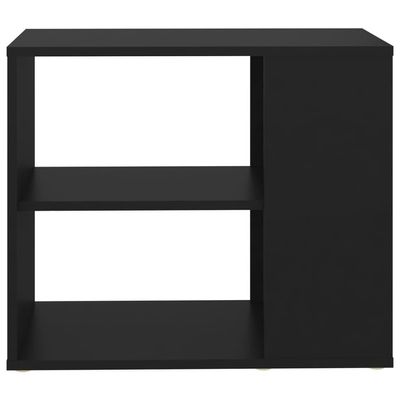 Side Cabinet Black 60x30x50 cm Engineered Wood
