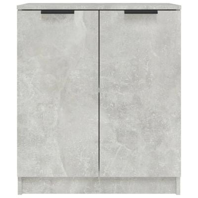 Sideboards 2 pcs Concrete Grey 60x30x70 cm Engineered Wood