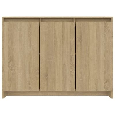 Sideboard Sonoma Oak 102x33x75 cm Engineered Wood