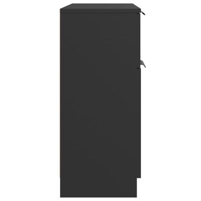 Sideboard Black 60x30x70 cm Engineered Wood